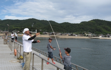 小豆島ふるさと村釣り桟橋