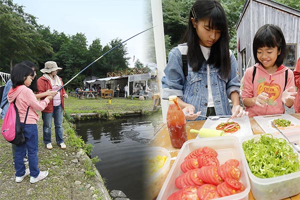 岩手県九戸郡 湧口倶楽部 わっくつくらぶ 釣り堀情報