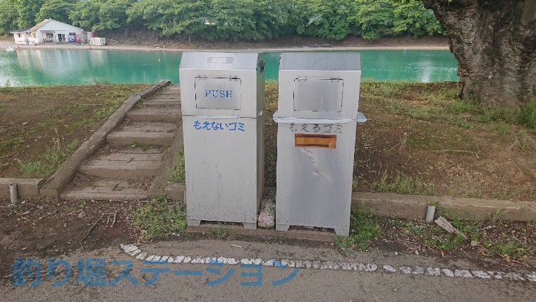 加賀フィッシングエリアのゴミ箱